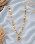 Luxury Star Gold Pendant Chain Set