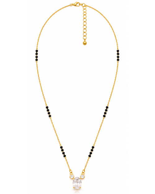 Crystal Elegance Mangalsutra