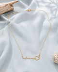 Heartbeat Heart Pendant Necklace