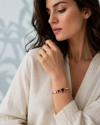 Twin Star Rose Gold Bracelet