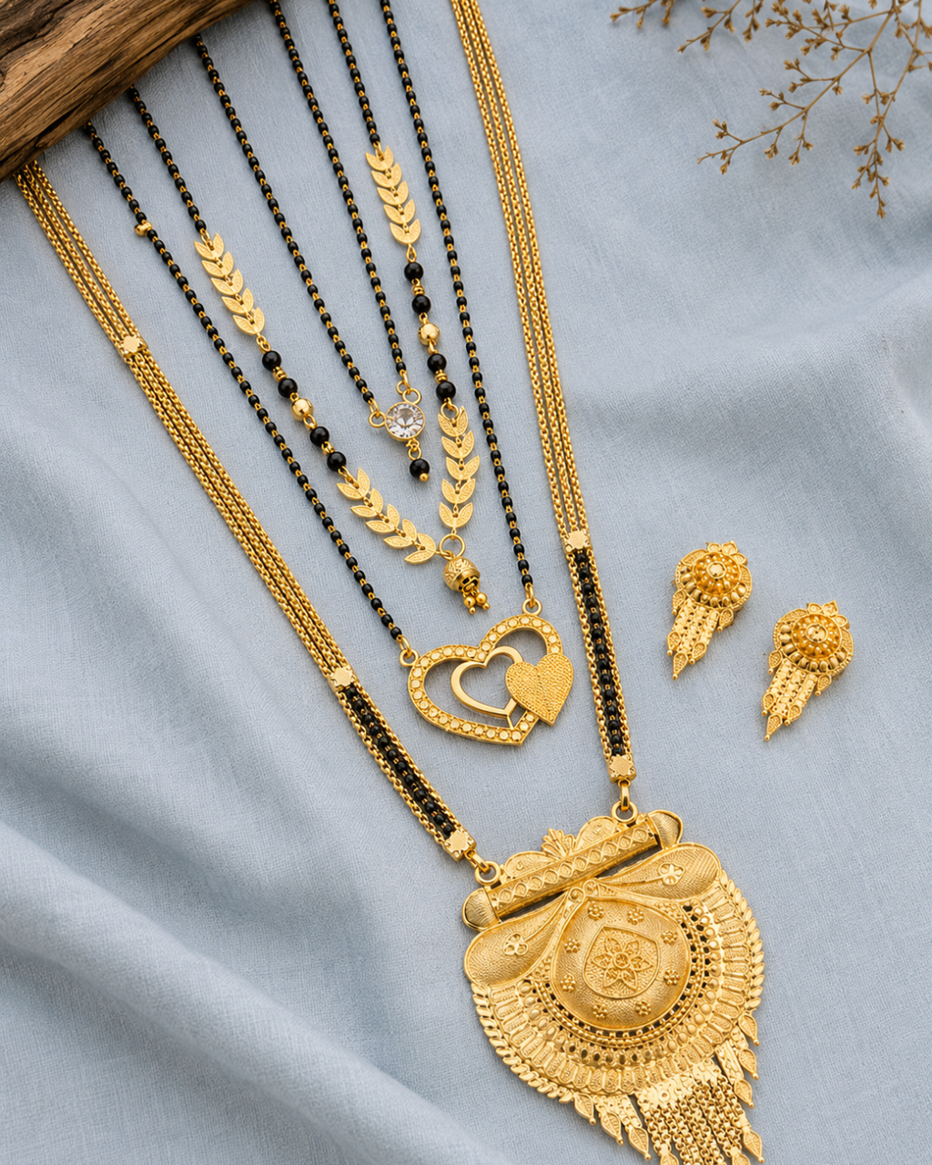 Rajsi Prem Heritage Mangalsutra Combo