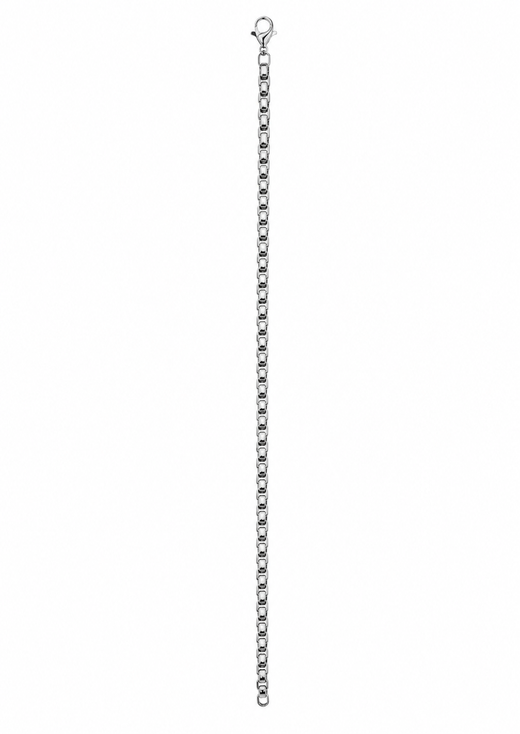 Premium Silver Box Chain Necklace for Men & Women