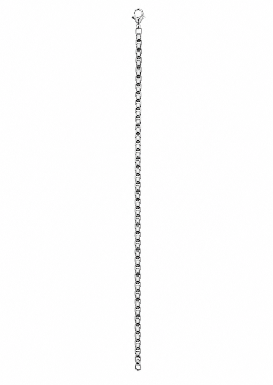 Premium Silver Box Chain Necklace for Men & Women