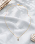 Classic solitaire pendant necklace