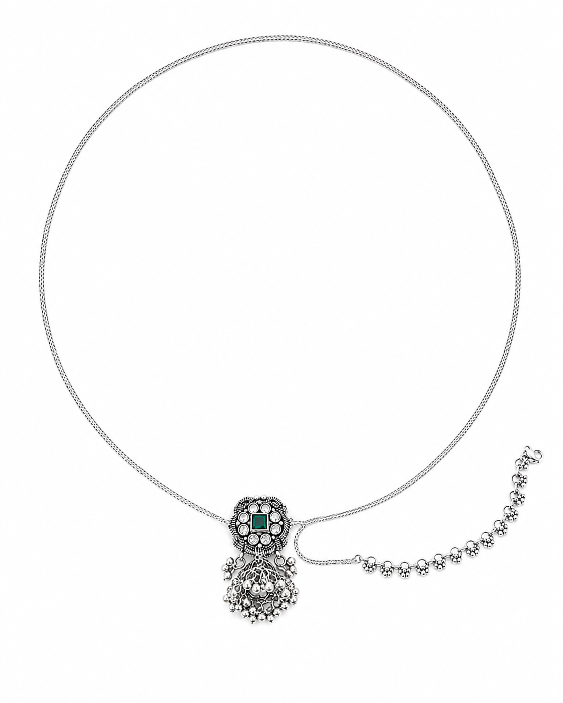 Oxidised Silver Traditional Kamarbandh (Waist Chain)