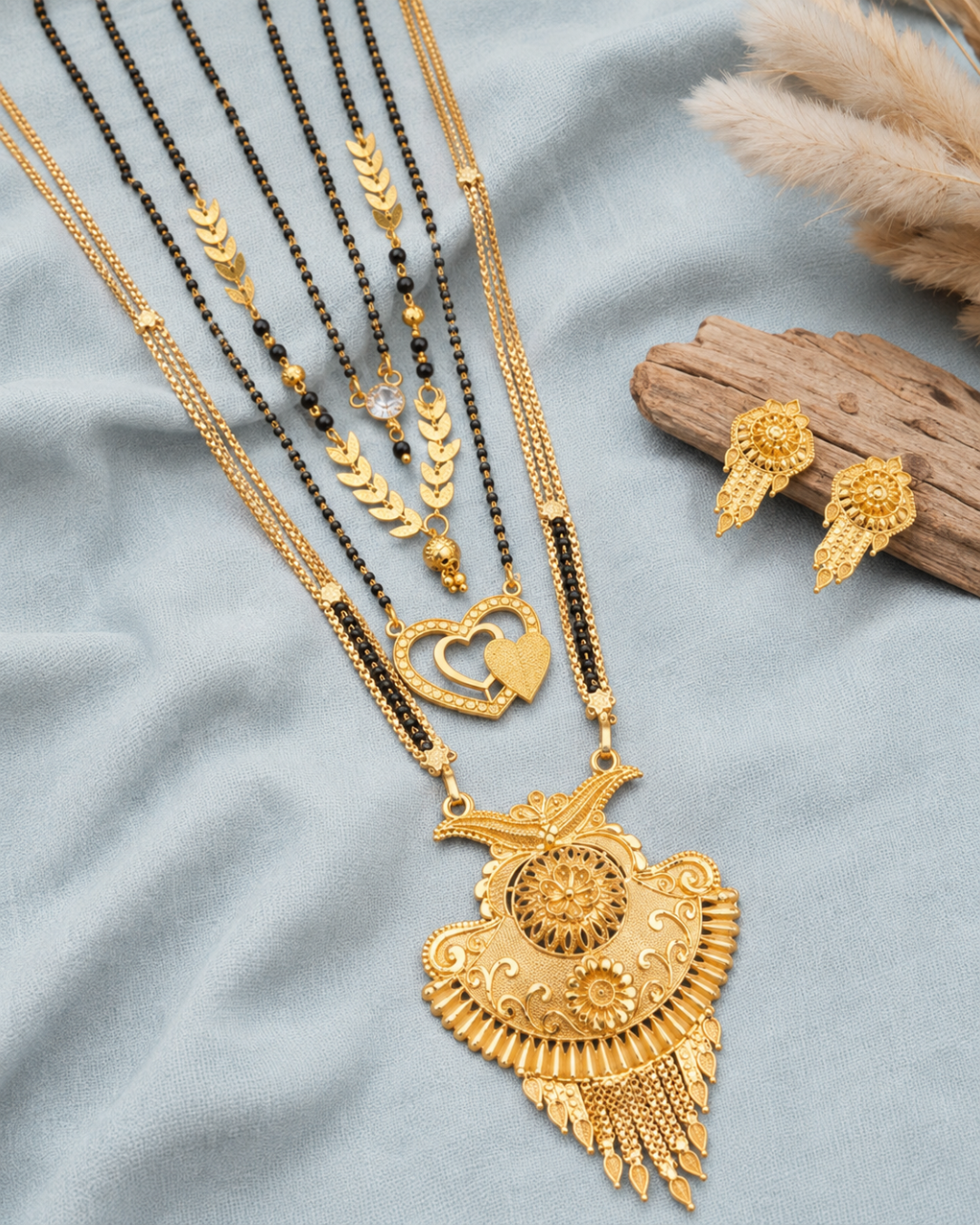 Rajsi Kamal Mangalsutra Combo