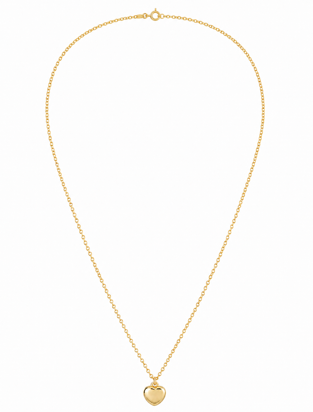 Elegant Gold Heart Pendant Necklace for Women