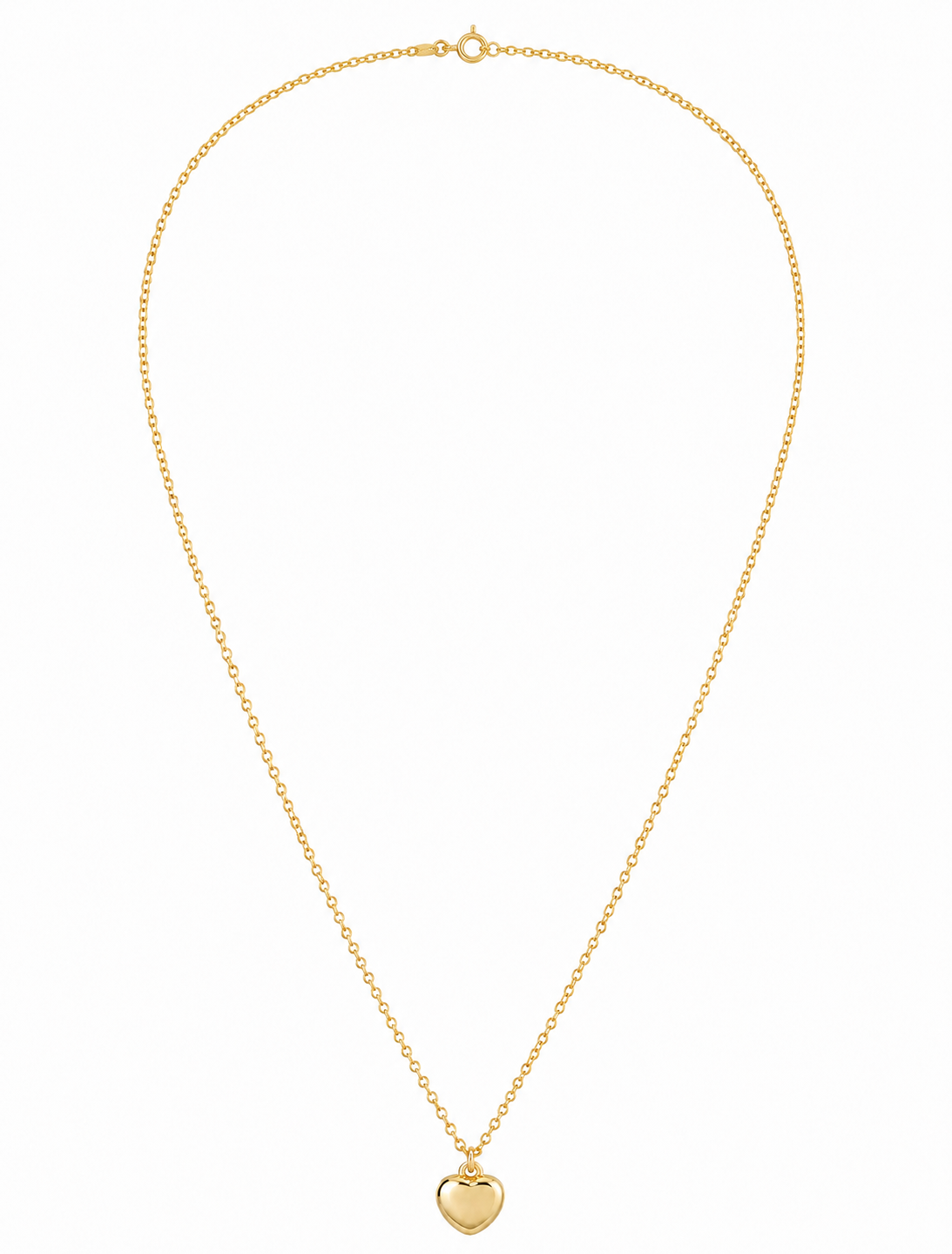 Elegant Gold Heart Pendant Necklace for Women