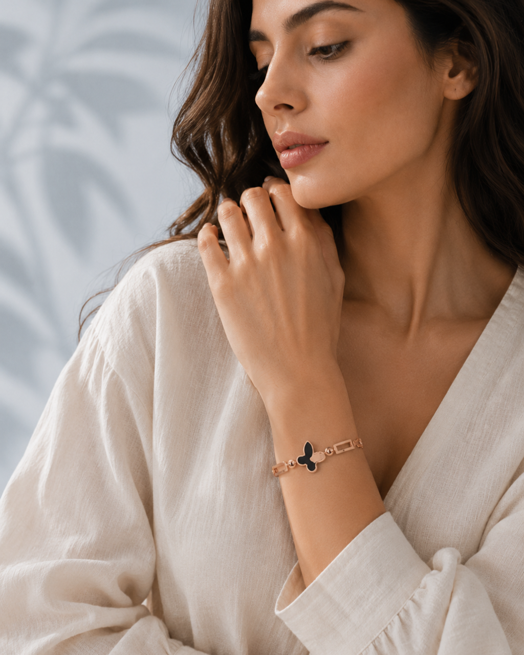 Flutter Rose Gold Bracelet