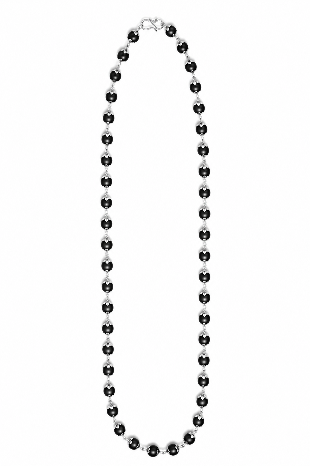 Elegant Black Beaded Mangalsutra Style Chain for Women