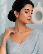 Golden Heart Pendant Necklace