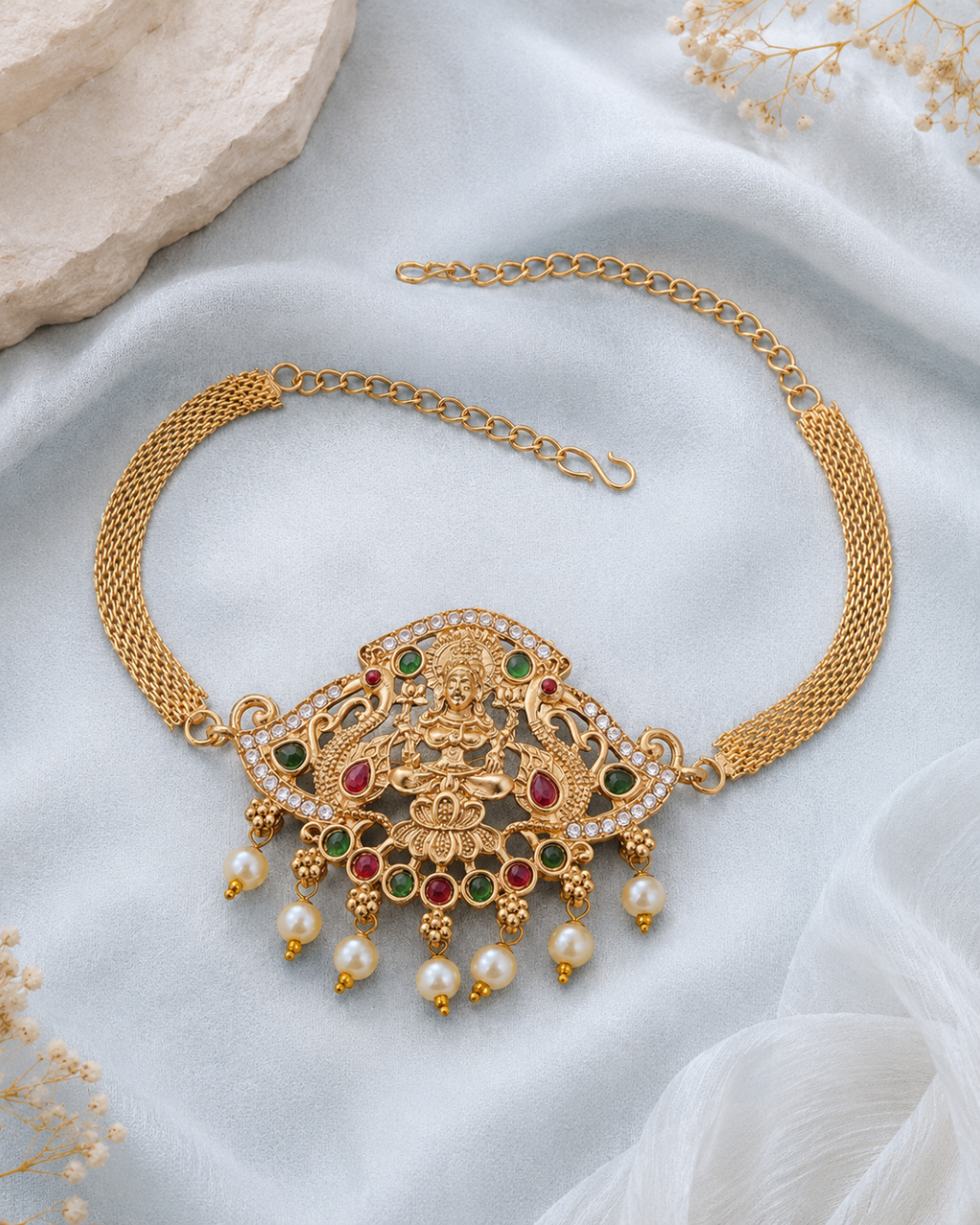 Mahalakshmi Temple Choker Necklace