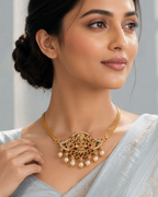Mahalakshmi Temple Choker Necklace