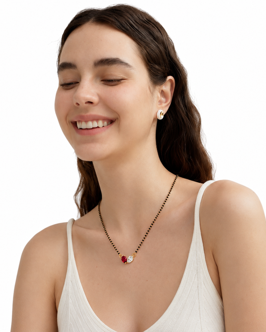 Ruby Duo Mangalsutra