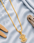 Divine Hanuman Gold Pendant with Premium Mesh Chain