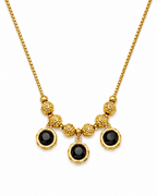 Midnight Trio Pendant Necklace