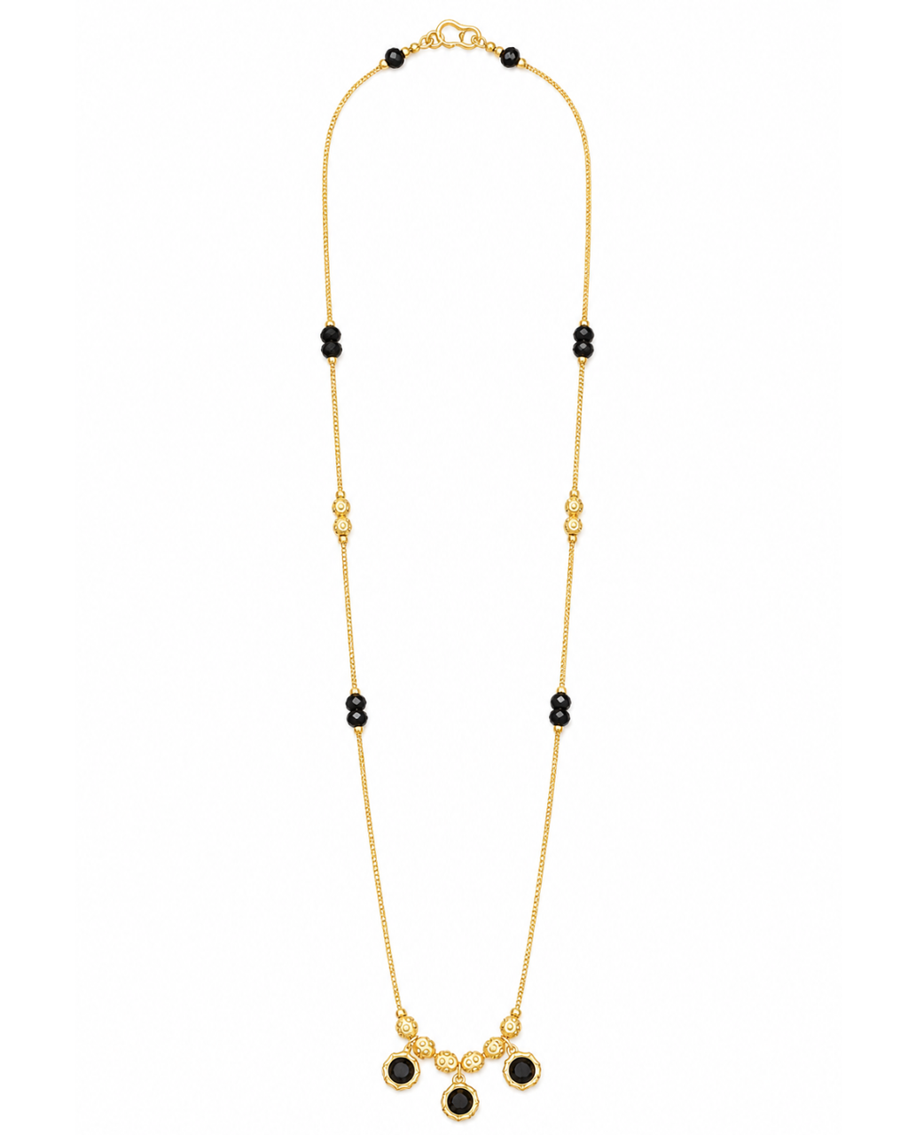 Midnight Trio Pendant Necklace