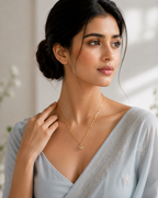 Classic Solitaire Pendant Necklace