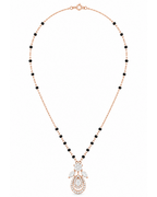 Floral Spark Mangalsutra Pendant