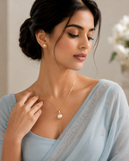Classic Pearl Jewelry Set