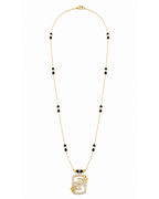 Floral CZ Pendant Mangalsutra