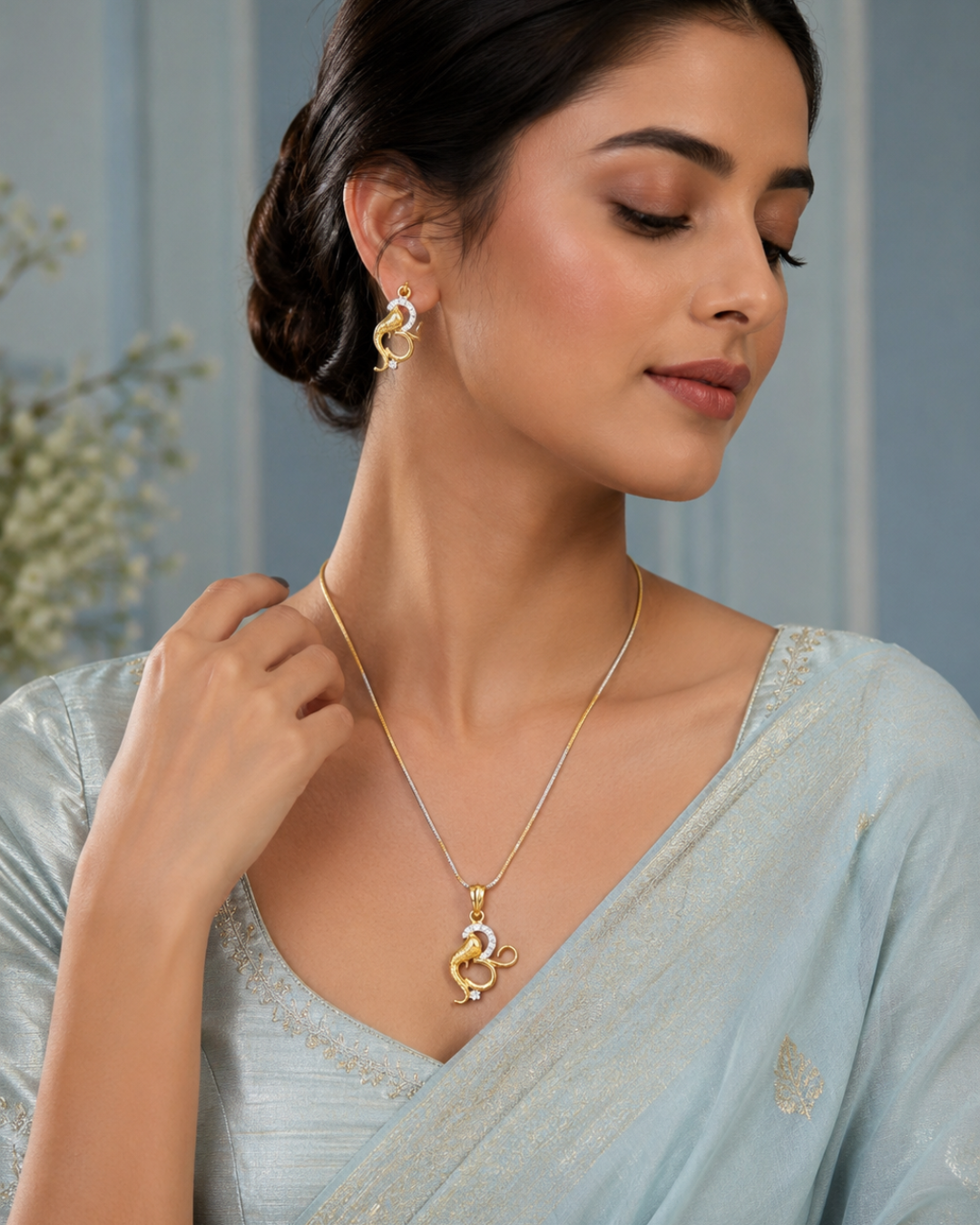 Royal Peacock Jewelry Set