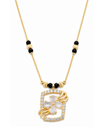 Floral CZ Pendant Mangalsutra