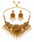 Royal Pearl Antique Necklace Set