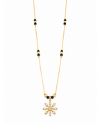 Snowflake Charm Mangalsutra
