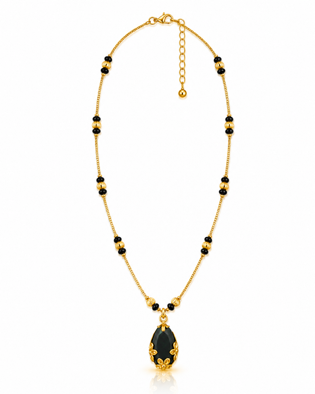 Emerald Drop Mangalsutra