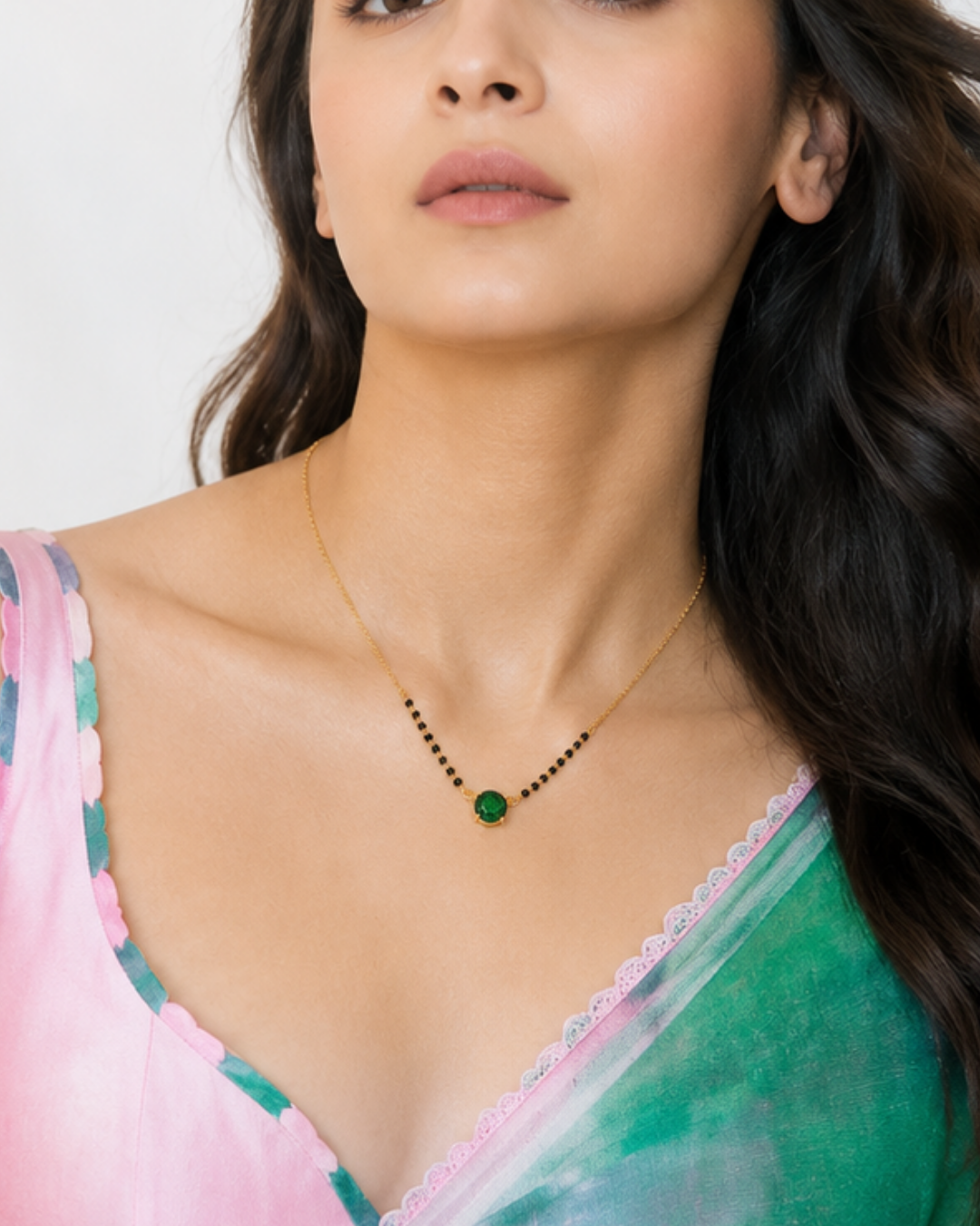 Emerald Glow Mangalsutra