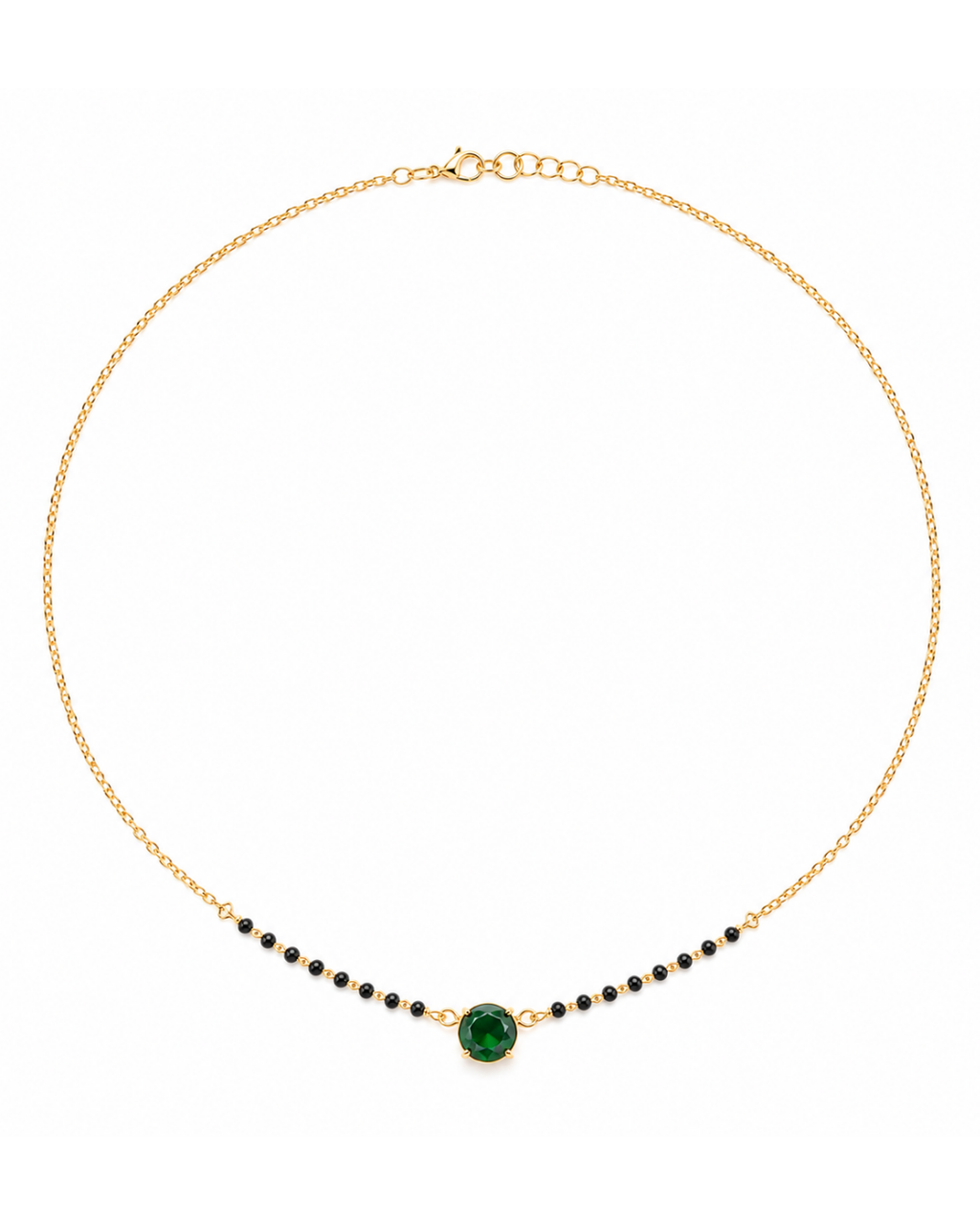 Emerald Glow Mangalsutra