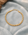 Modern Link Gold-Plated Bracelet