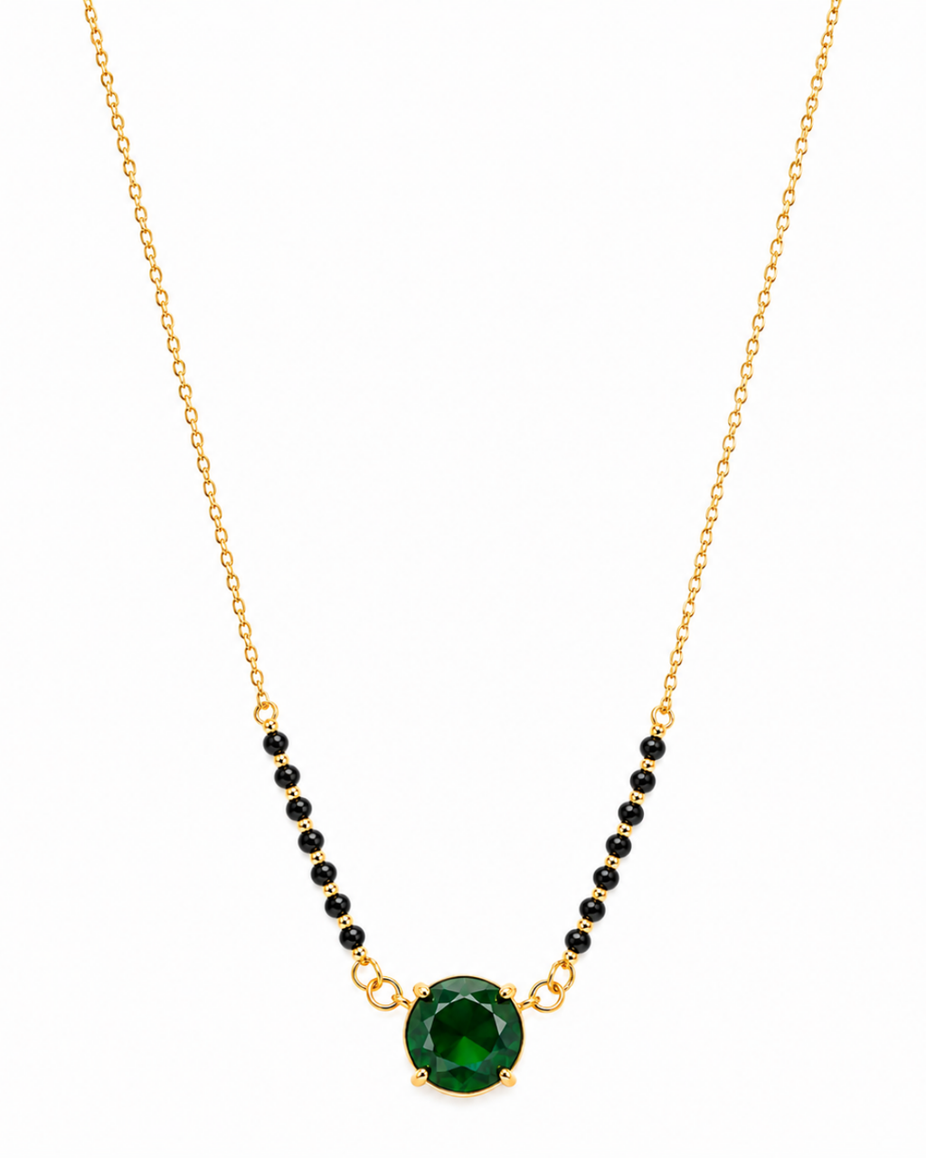 Emerald Glow Mangalsutra
