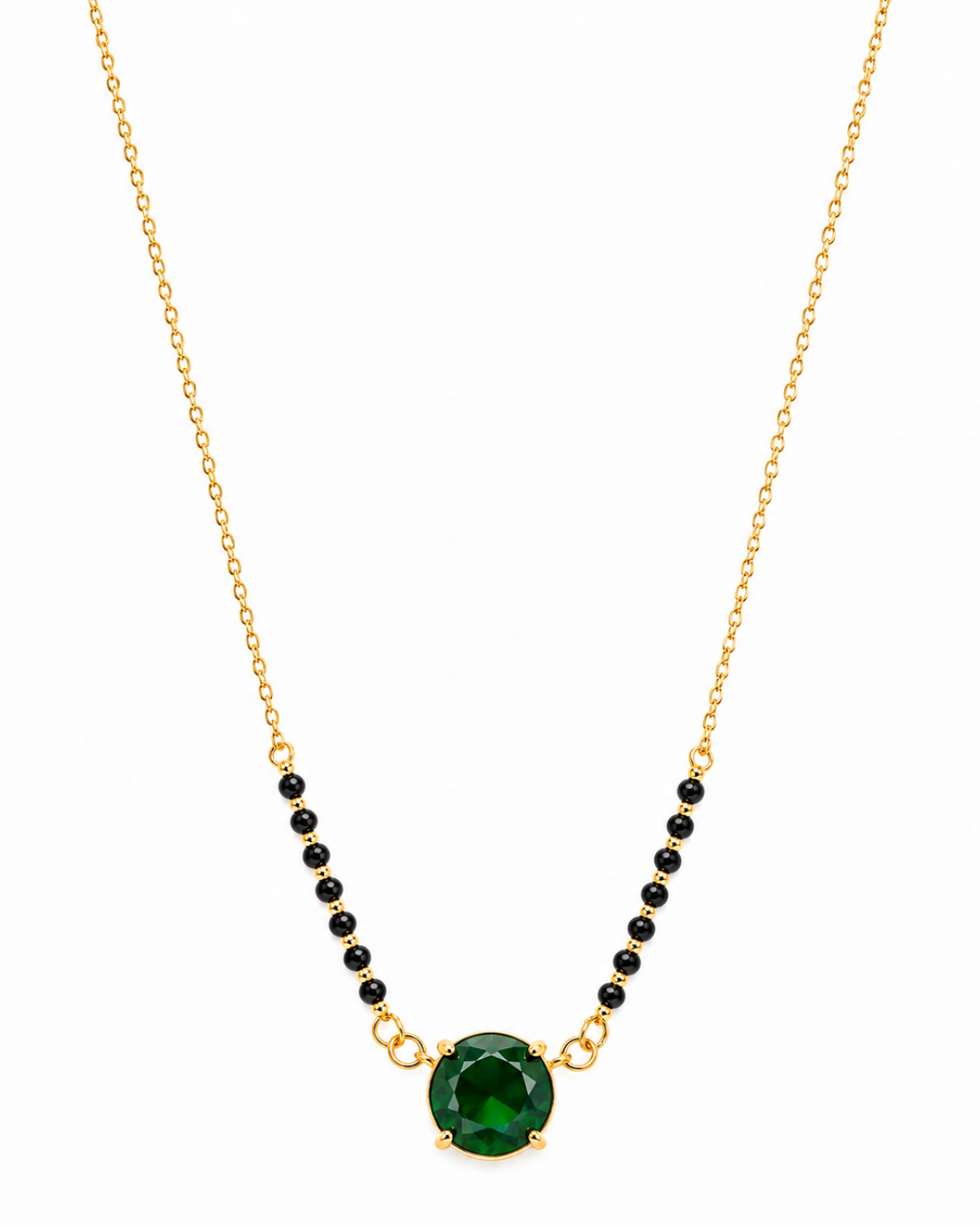 Emerald Glow Mangalsutra