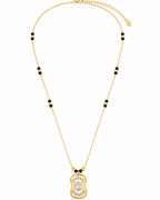 Elegant Crystal Mangalsutra Necklace