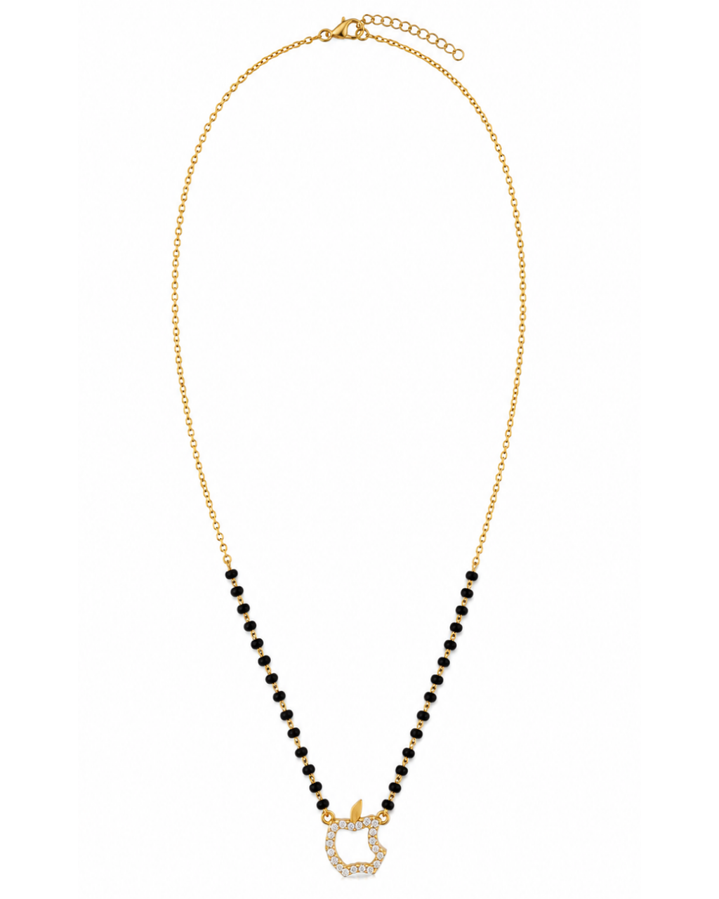 Apple Charm CZ Mangalsutra