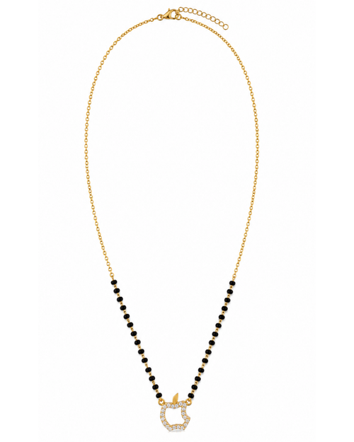 Apple Charm CZ Mangalsutra