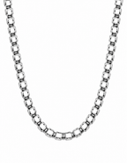 Premium Silver Box Chain Necklace for Men & Women