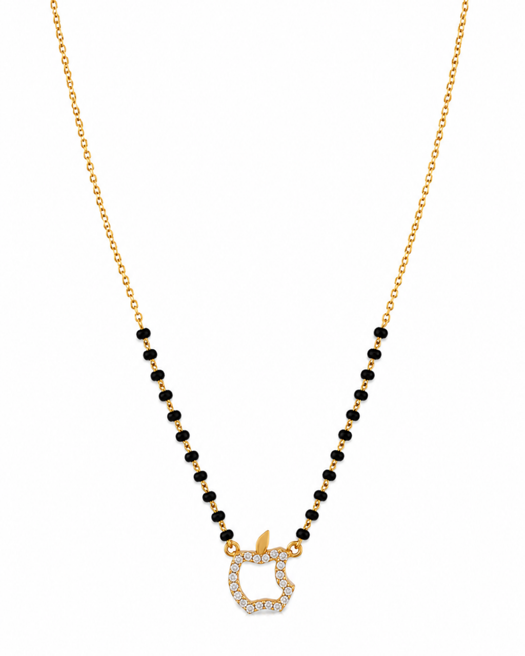 Apple Charm CZ Mangalsutra