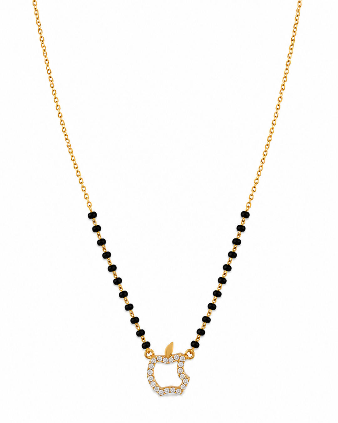 Apple Charm CZ Mangalsutra