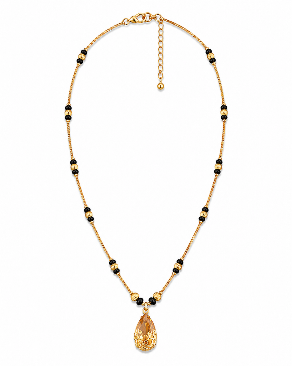 Amber Drop Mangalsutra