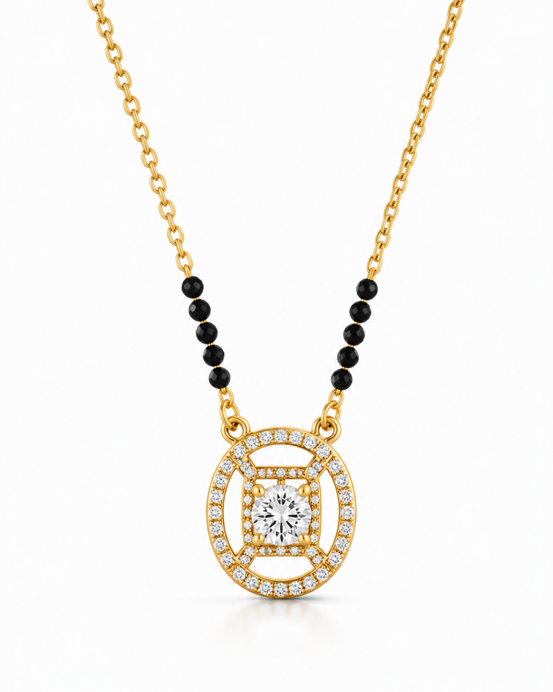 Sparkling Horseshoe Mangalsutra