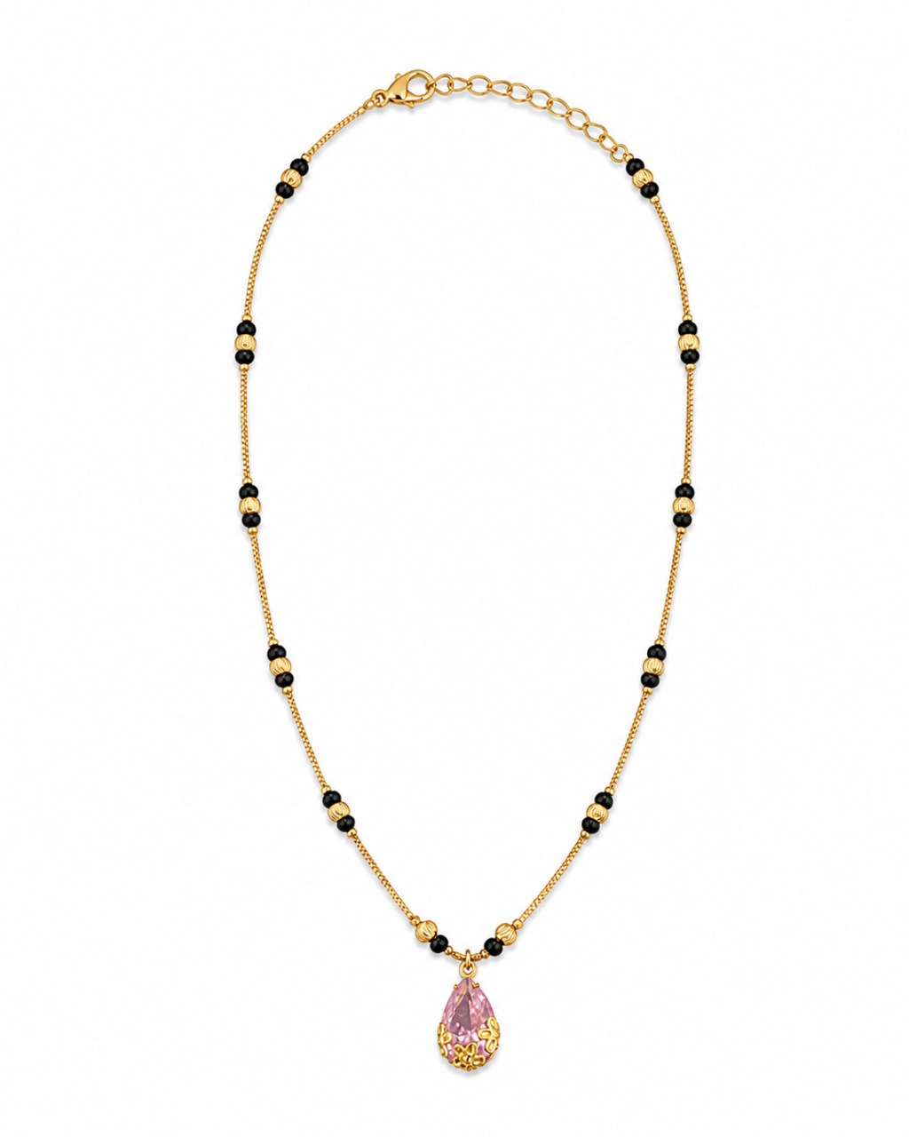 Blush Teardrop Mangalsutra