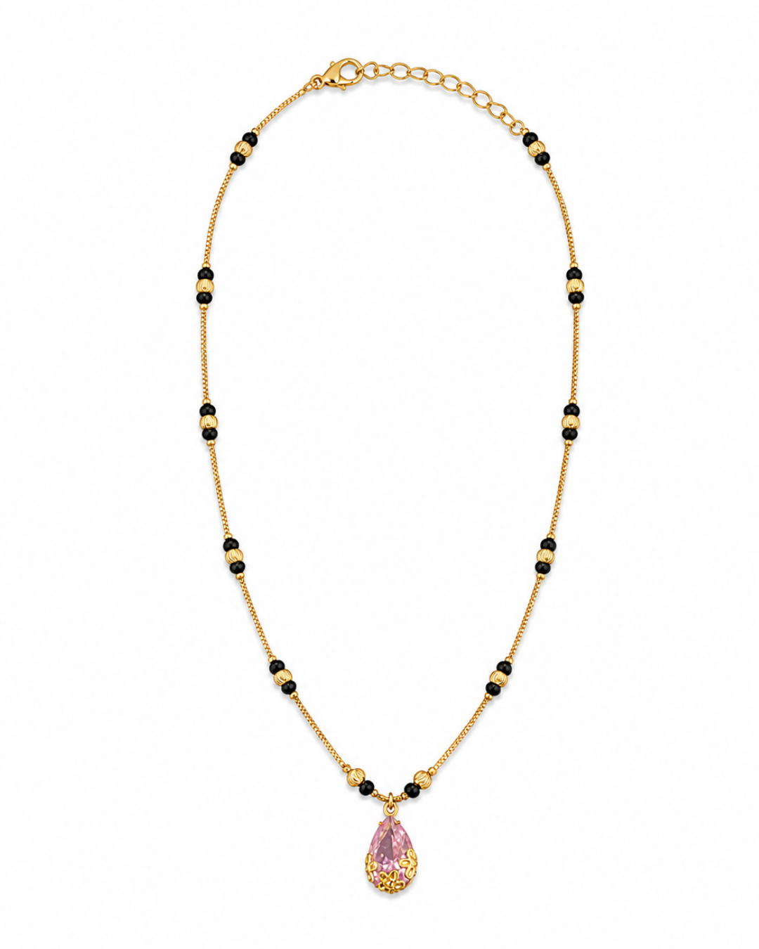 Blush Teardrop Mangalsutra