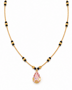 Blush Teardrop Mangalsutra