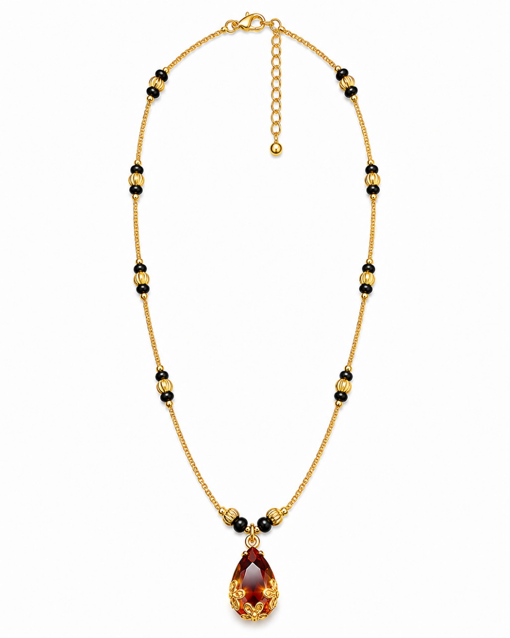 Ruby Drop Mangalsutra