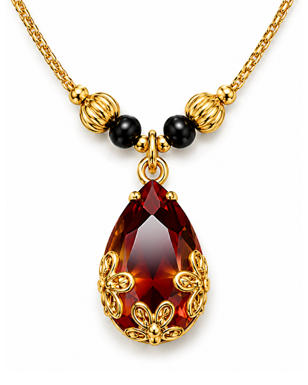 Ruby Drop Mangalsutra