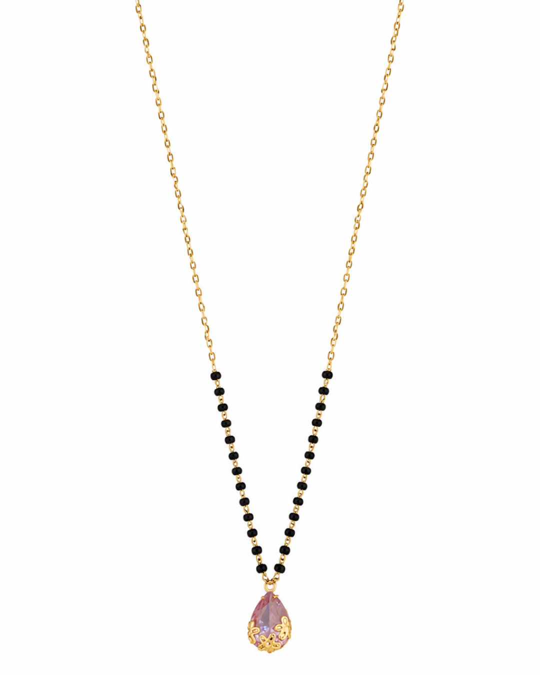 Amethyst Drop Mangalsutra