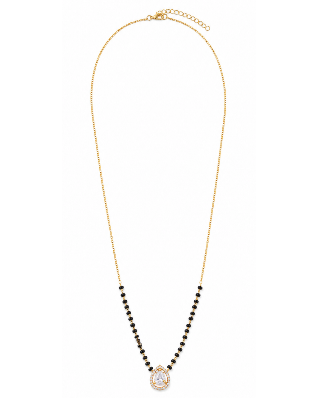 Pear Cut CZ Mangalsutra